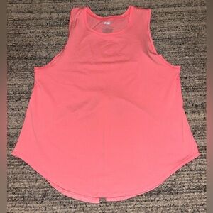 Avia Coral Tank Top With Back Slit
